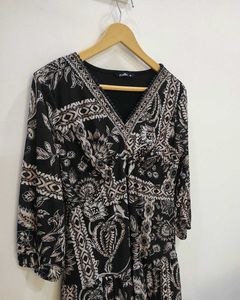 Boho Chic Paisley Print Dress