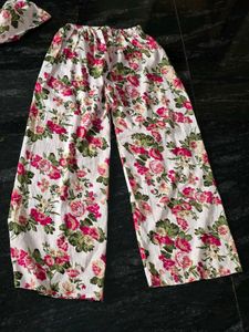 3 piece floral asthetic kurta set with duppata