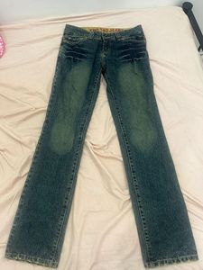 Y2k Washed Denim Jeans