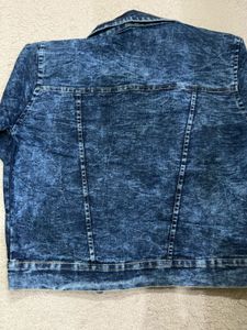 Stylish Acid Wash Denim Jacket