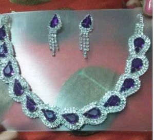 purple Jewellery set...