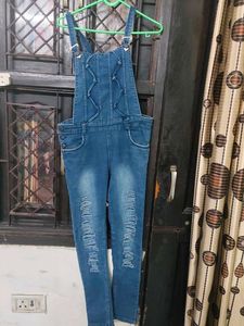 Denim dungaree