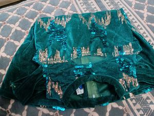 Beautiful Party Wear Sequence One Piece Dress