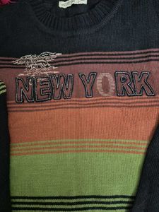 PLUS SIZE Striped Sweater Cradigan for Men