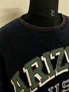 Vintage Dark Blue Graphic Sweatshirt