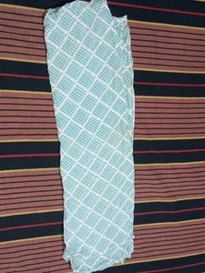 Lightweight Blue Diamond Print Dupatta