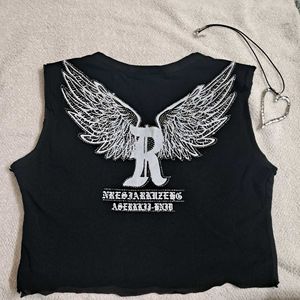 Y2k Pinterest Gothic Grunge Punk Crop Top