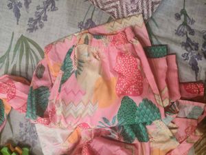 Stylish Pink Floral Print coord Set