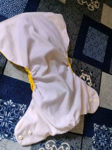 Yellow Reusable Diaper