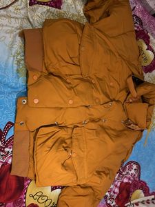 🧡oversized Korean Stylish Mustard Puffer Jacket🧡