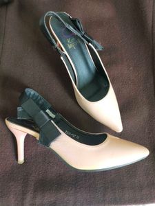 Bow Slingback Heels