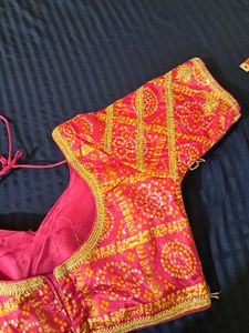 Vibrant Ethnic Blouse with Embellishments