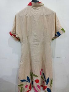 Diosa Beige Shirt Dress - New!