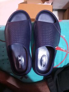 Comfortable Navy Blue Slides