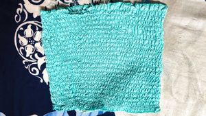 Smocked Tube Top - Teal