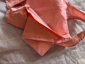 Elegant Pink Silk Blouse