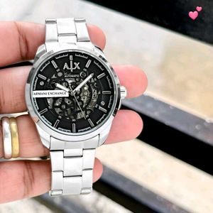 Armani Exchange Automatic Skeleton Watch