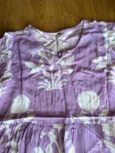 Floral Lavender Midi Dress