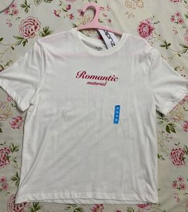 Printed White T-shirt