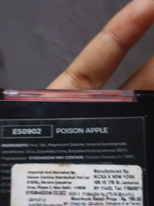 NK Makeup Poison Apple Eyeshadow Palette