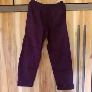Embellished Purple Kurta