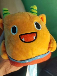 Cute Orange Monster Plush Toy
