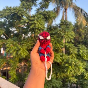 Handmade Spiderman Crochet Doll