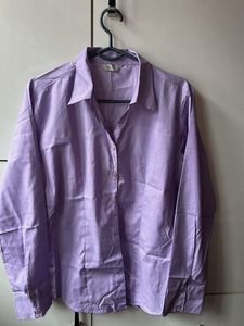 Lilac Button-Up Shirt