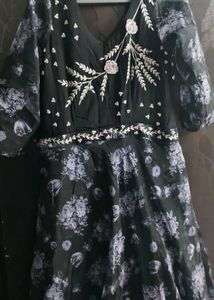 Ethnic Organza Gown - Fixed Price