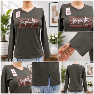 Olive Green Long Sleeve "Simplicity" Top