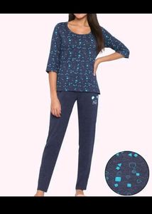 Rosaline Starry Nights Knit Cotton Pyjama Set