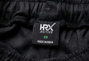 HRX Black Athletic Shorts