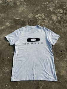 Oakley Men's Grey Logo T-Shirt