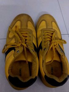 Yellow Casual Sneakers