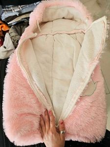 Pink Bunny Baby Sleep Bag/Blanket