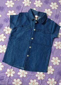 Cute Denim Shirt for Girls