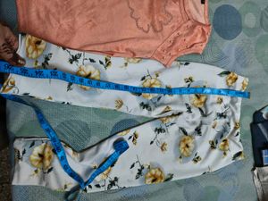Cute Girls' Top &amp; Floral Pants Set for 4-6 years