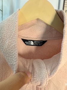 The North Face Pink 1/4 Zip Fleece Pullover