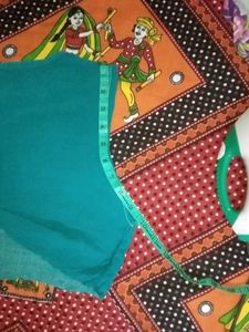 Co-ord Set Blouse Top Bluish Green
