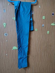 New Beautiful Lime Green Kurta Set with Blue