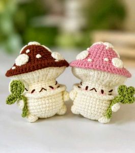 Cute Crochet Mushroom(1 piece)