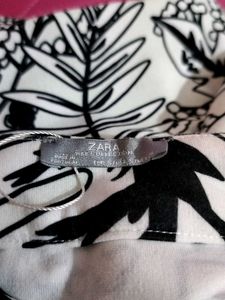 It is characterized by its bold black and white tr