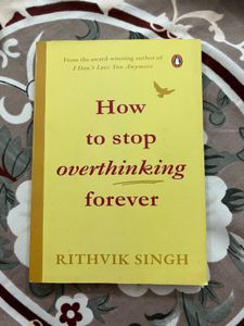 How to Stop Overthinking Forever Book