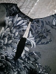Elegant Satin Floral Top ❀