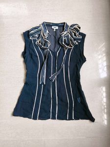 Chic Striped Black Tunic from England