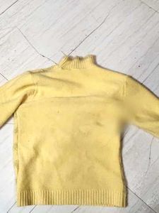 Striped Mock Neck Sweater