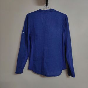 100% Linen Blouse Top From INC