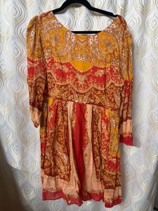 Bohemian Print Mini Dress