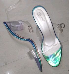 Transparent Heels Sandals