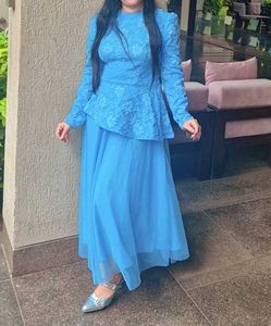 Beautiful Blue Floral Dress
